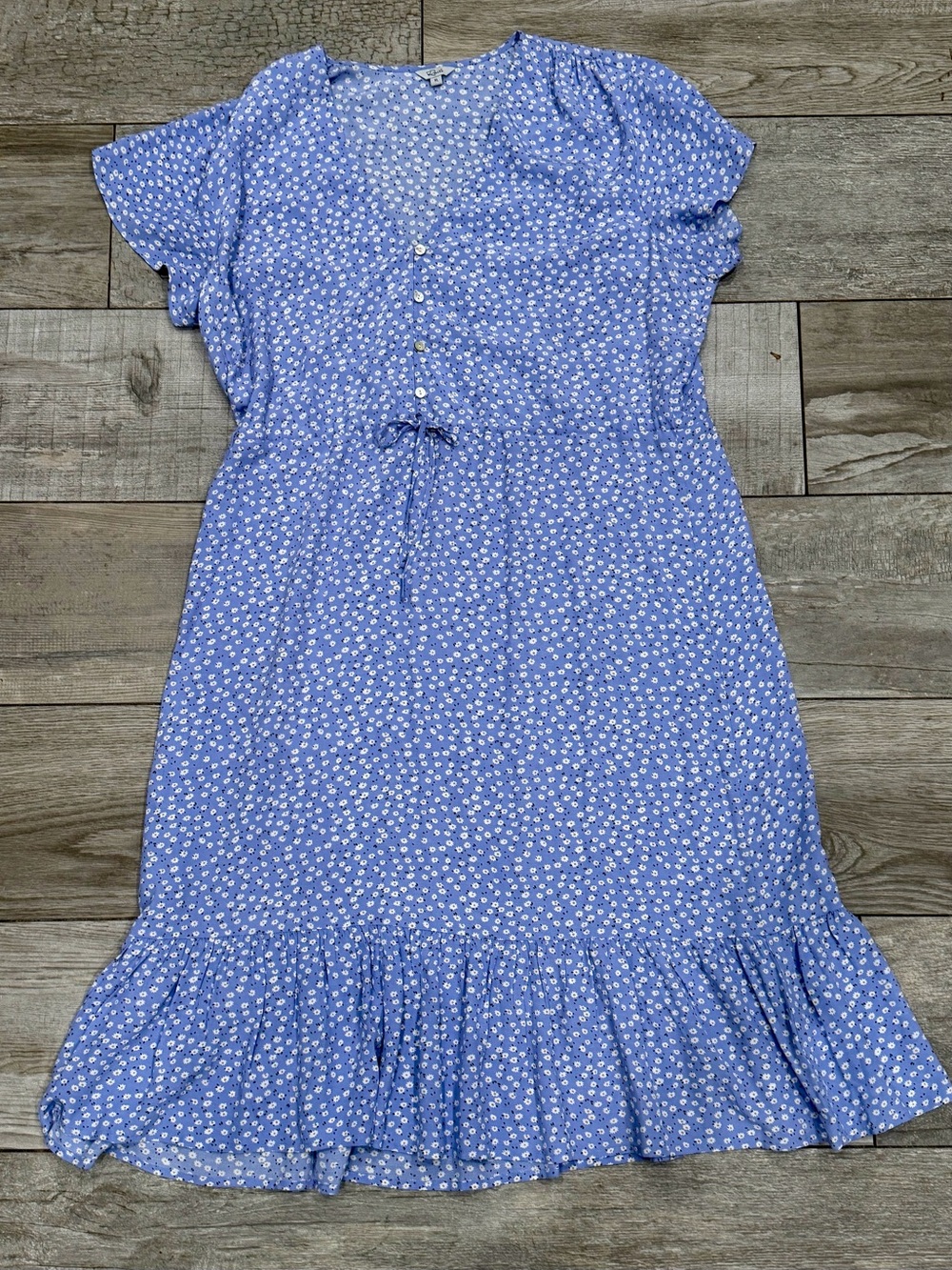 Pretty RAILS Light Blue Daisy Print Dress Size- XL